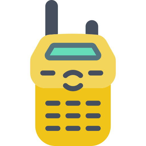 walkie talkies Basic Miscellany Flat icono