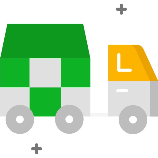 camión de la basura SBTS2018 Flat icono