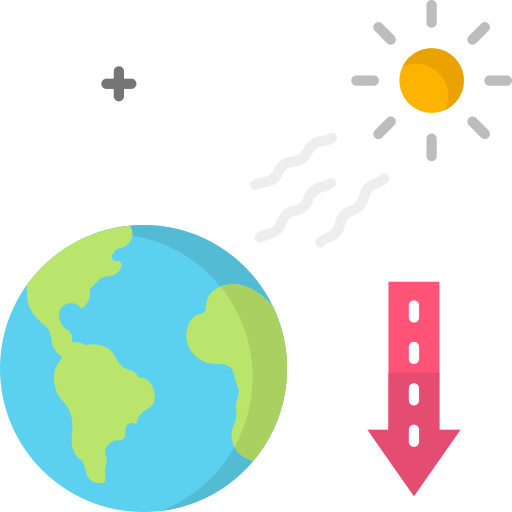 calentamiento global SBTS2018 Flat icono