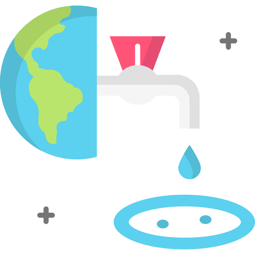 ahorrar agua SBTS2018 Flat icono