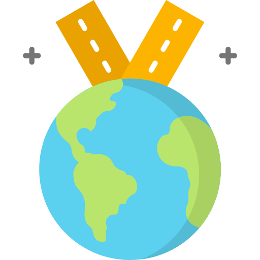 Planet earth SBTS2018 Flat icon