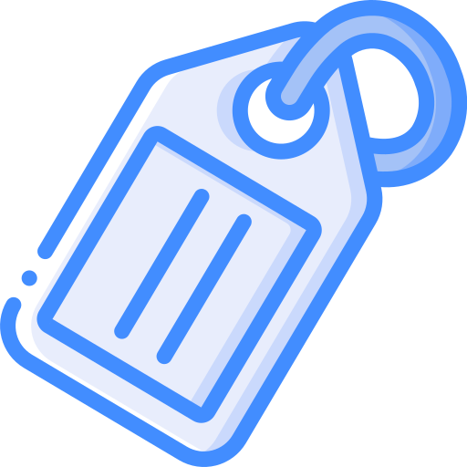 Tag Basic Miscellany Blue icon