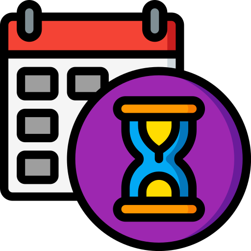 Hourglass Basic Miscellany Lineal Color icon