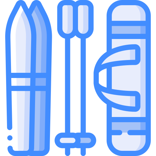 스키 장비 Basic Miscellany Blue icon