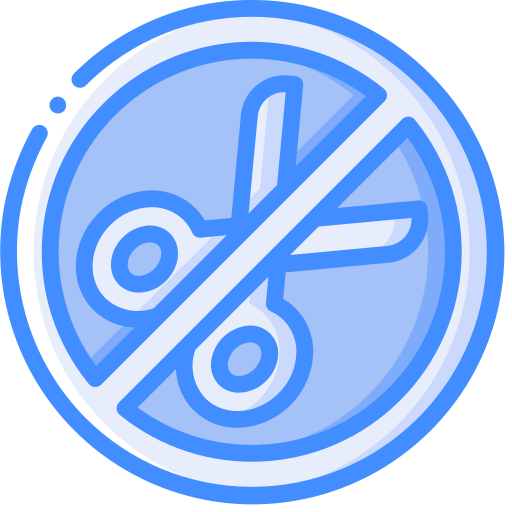 가위 Basic Miscellany Blue icon