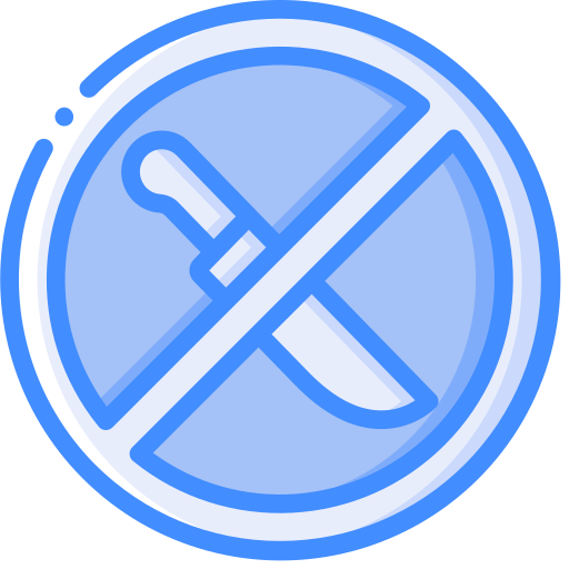 ナイフ Basic Miscellany Blue icon