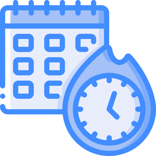 Calendar Basic Miscellany Blue icon