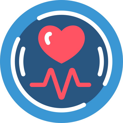 gezond hart Basic Miscellany Flat icoon