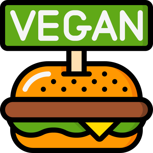 burger végétalien Basic Miscellany Lineal Color Icône