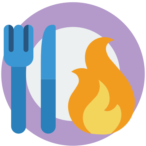 식사 Basic Miscellany Flat icon