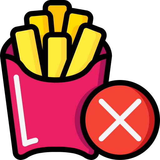 French fries Basic Miscellany Lineal Color icon