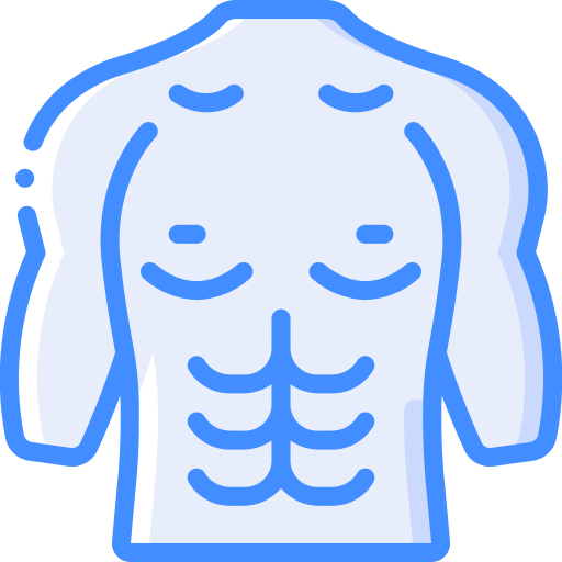 torso Basic Miscellany Blue icoon