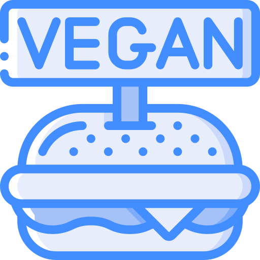 burger végétalien Basic Miscellany Blue Icône