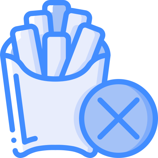 pommes frittes Basic Miscellany Blue icon