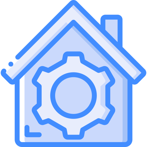 주택 Basic Miscellany Blue icon