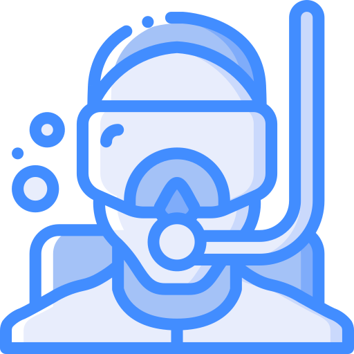 Diver Basic Miscellany Blue icon