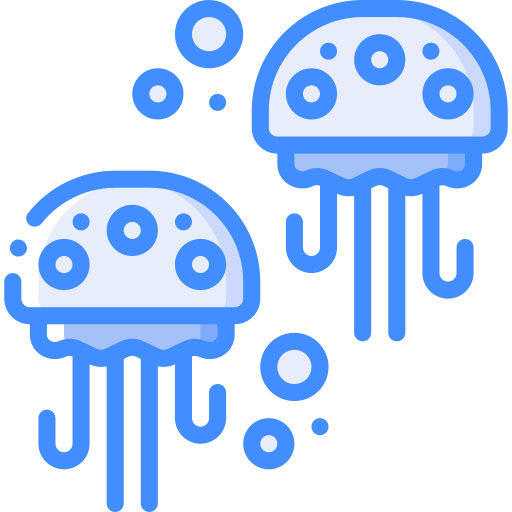 クラゲ Basic Miscellany Blue icon
