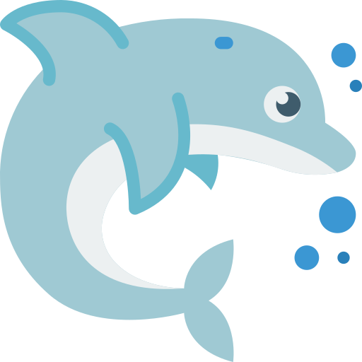 Dolphin Basic Miscellany Flat icon