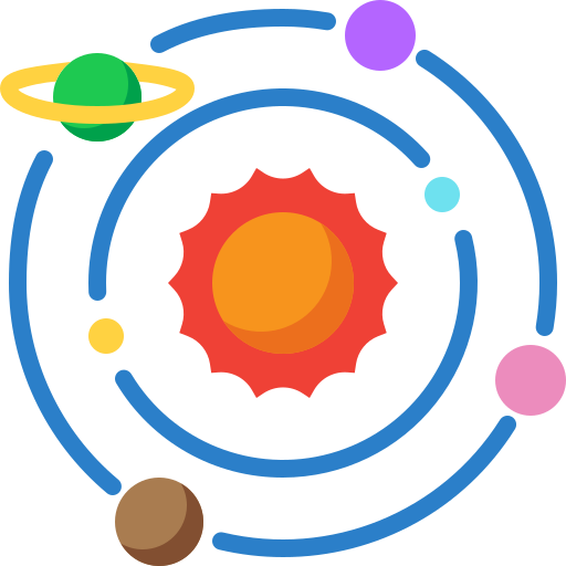 zonnestelsel Generic Flat icoon