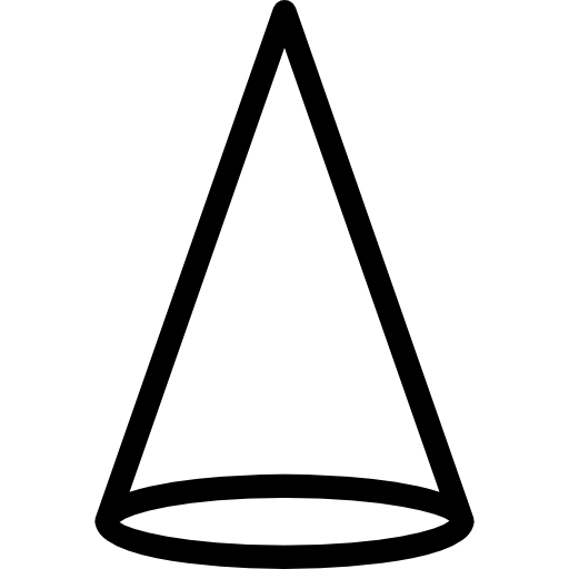 Cone Pixel Perfect Lineal icon
