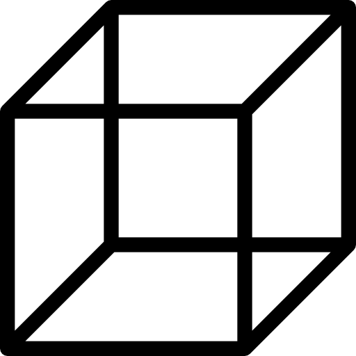 Куб Pixel Perfect Lineal иконка