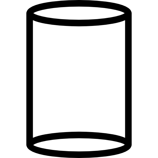 cylinder Pixel Perfect Lineal ikona