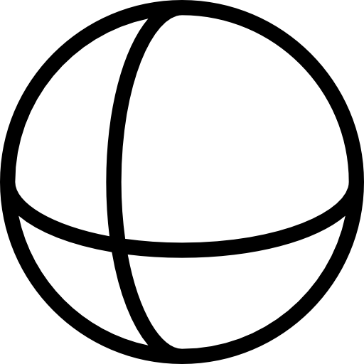 Sphere Pixel Perfect Lineal icon