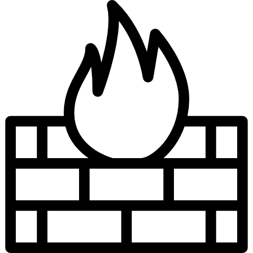 firewall Pixel Perfect Lineal icon