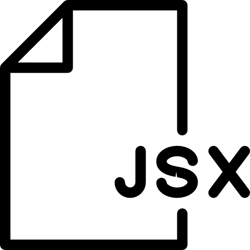 jsx Pixel Perfect Lineal ikona