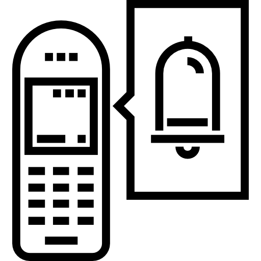 telefon Detailed Straight Lineal ikona