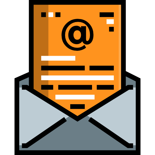 Email Detailed Straight Lineal color icon