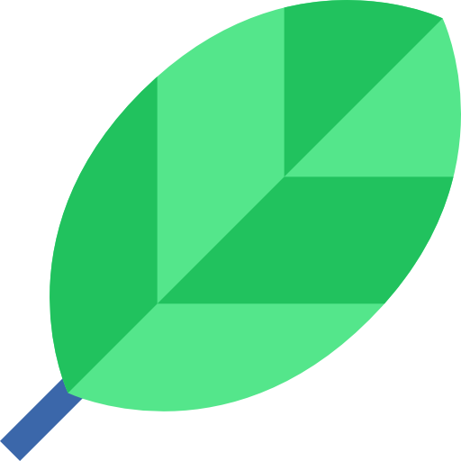 Leaf Basic Straight Flat icon