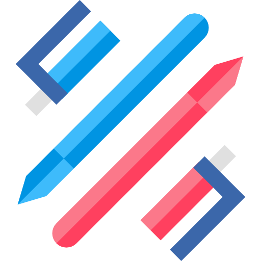 stift Basic Straight Flat icon