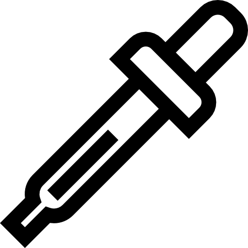 compte-gouttes Basic Straight Lineal Icône