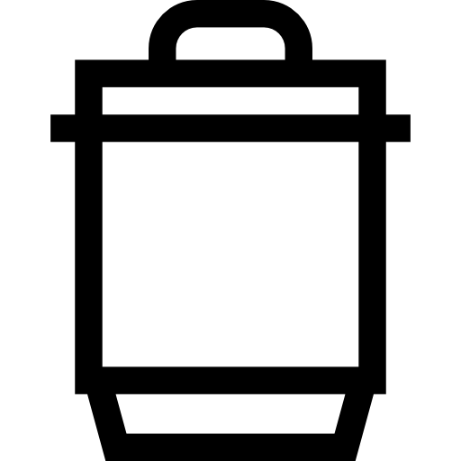 Garbage Basic Straight Lineal icon