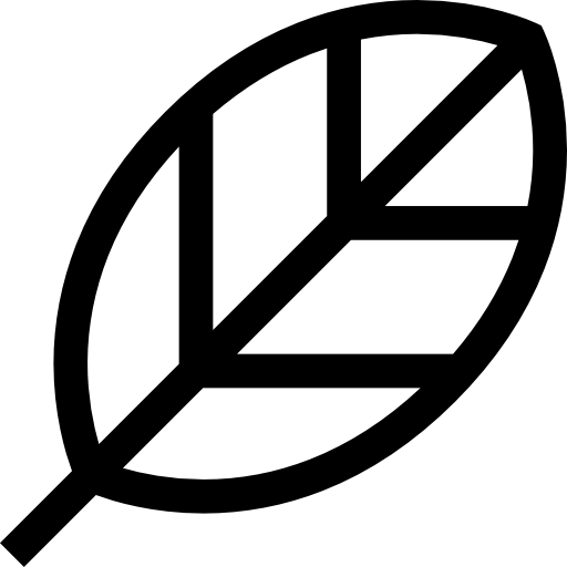 foglia Basic Straight Lineal icona