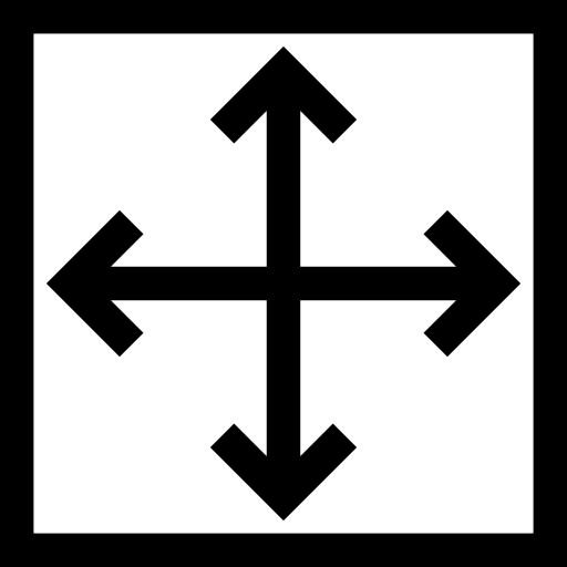 zmiana rozmiaru Basic Straight Lineal ikona