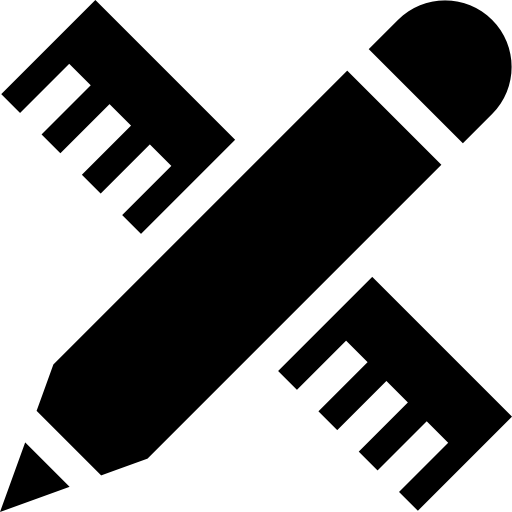 carpintería Basic Straight Filled icono
