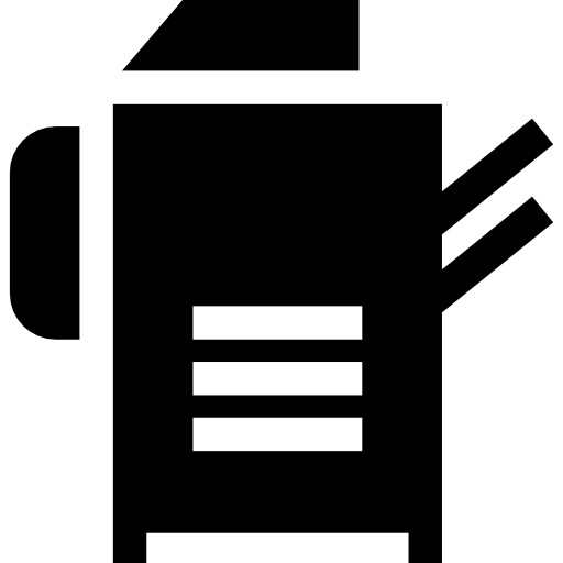 drucker Basic Straight Filled icon