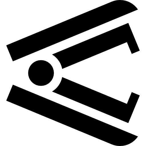 removedor de la grapadora Basic Straight Filled icono