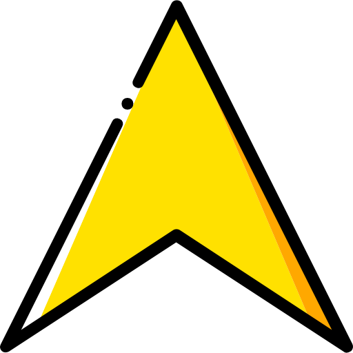 Up arrow Basic Miscellany Yellow icon