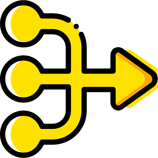 Łączyć Basic Miscellany Yellow ikona