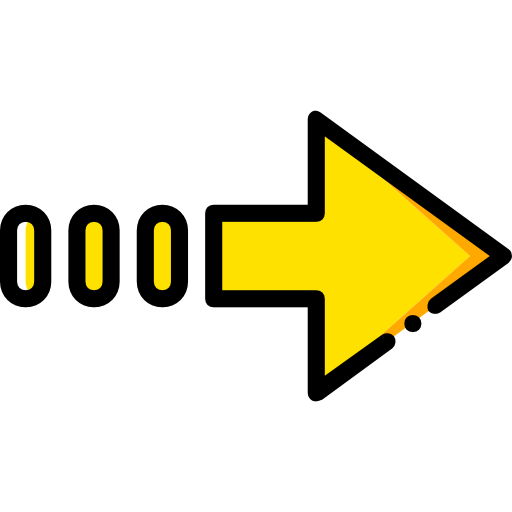freccia destra Basic Miscellany Yellow icona