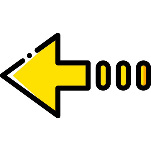 Стрелка влево Basic Miscellany Yellow иконка