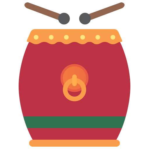 ドラム Amethys Design Flat icon
