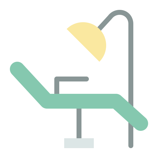 tandarts stoel Generic Flat icoon