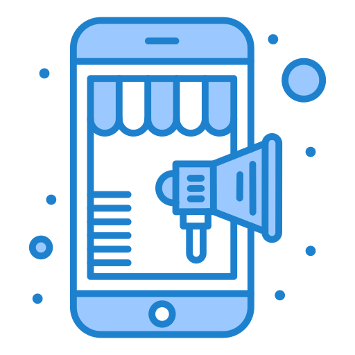 Online shop Generic Blue icon