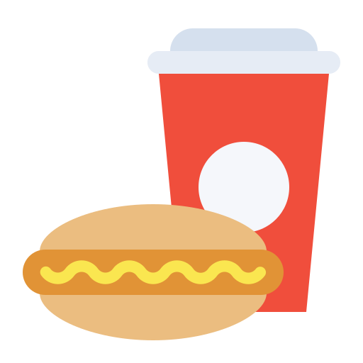 Hot dog Generic Flat icon