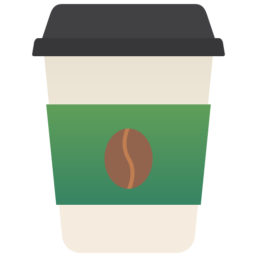 Coffee cup Amethys Design Flat icon