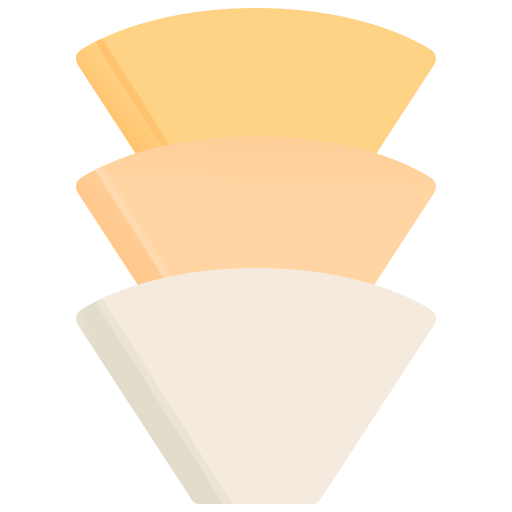 Coffee filter Amethys Design Flat icon